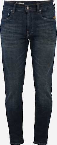 Jeans de la G-STAR pe albastru: față