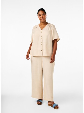 Chemisier 'CAALABAMA' Zizzi en beige