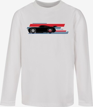 ABSOLUTE CULT Shirt 'Cars - Jackson Storm' in White: front