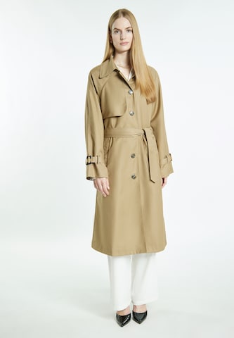 DreiMaster Klassik Ανοιξιάτικο και φθινοπωρινό παλτό σε μπεζ: μπροστά