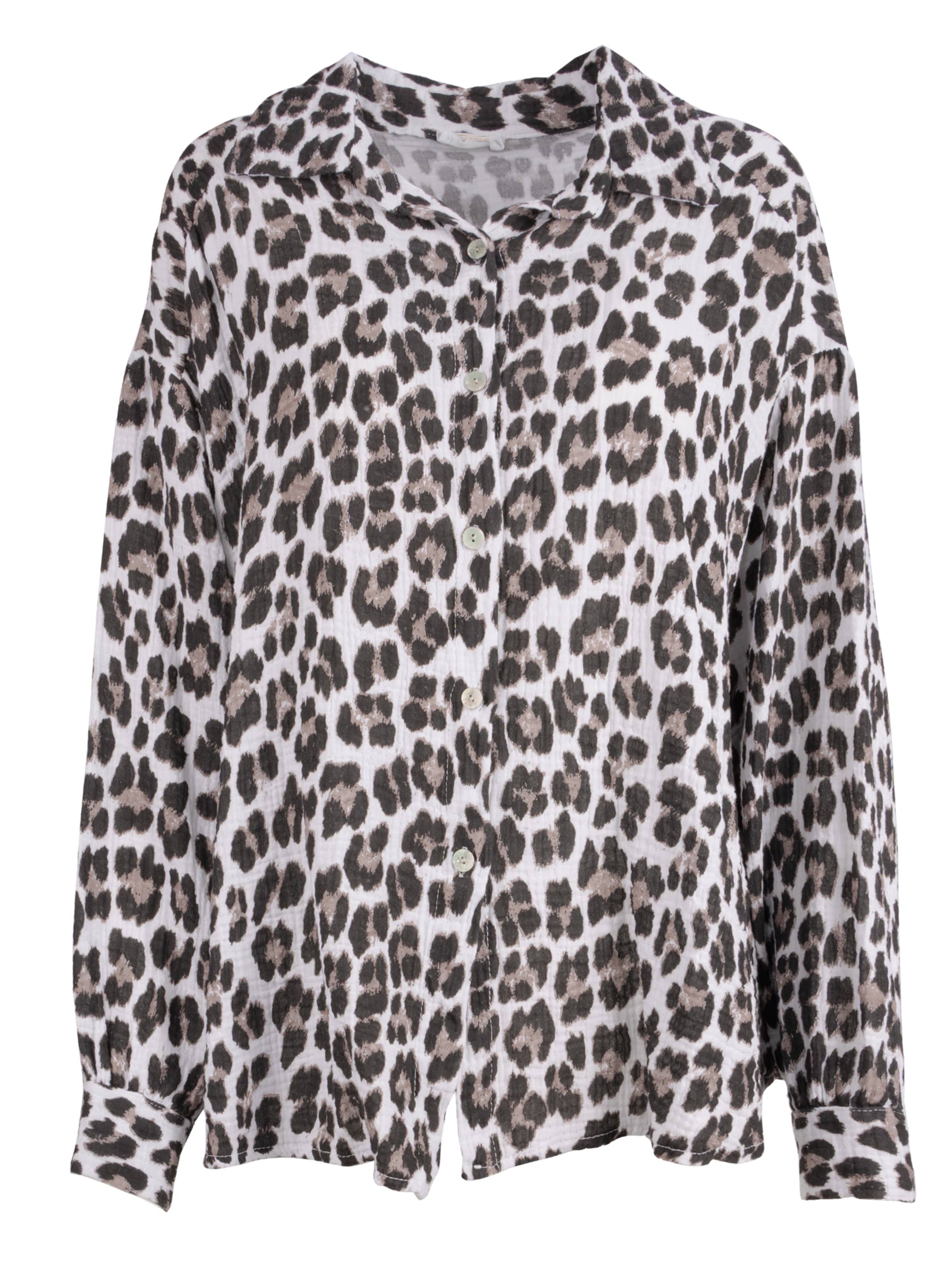 Chemisier 'Leo Queen' Seasons of April en blanc : devant