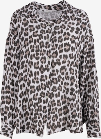 Chemisier 'Leo Queen' Seasons of April en blanc : devant