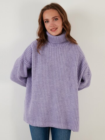 LELA Sweater 'Lela' in Purple: front