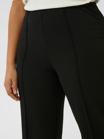 KAFFE CURVE Regular Pantalon 'KCAthena' in Zwart