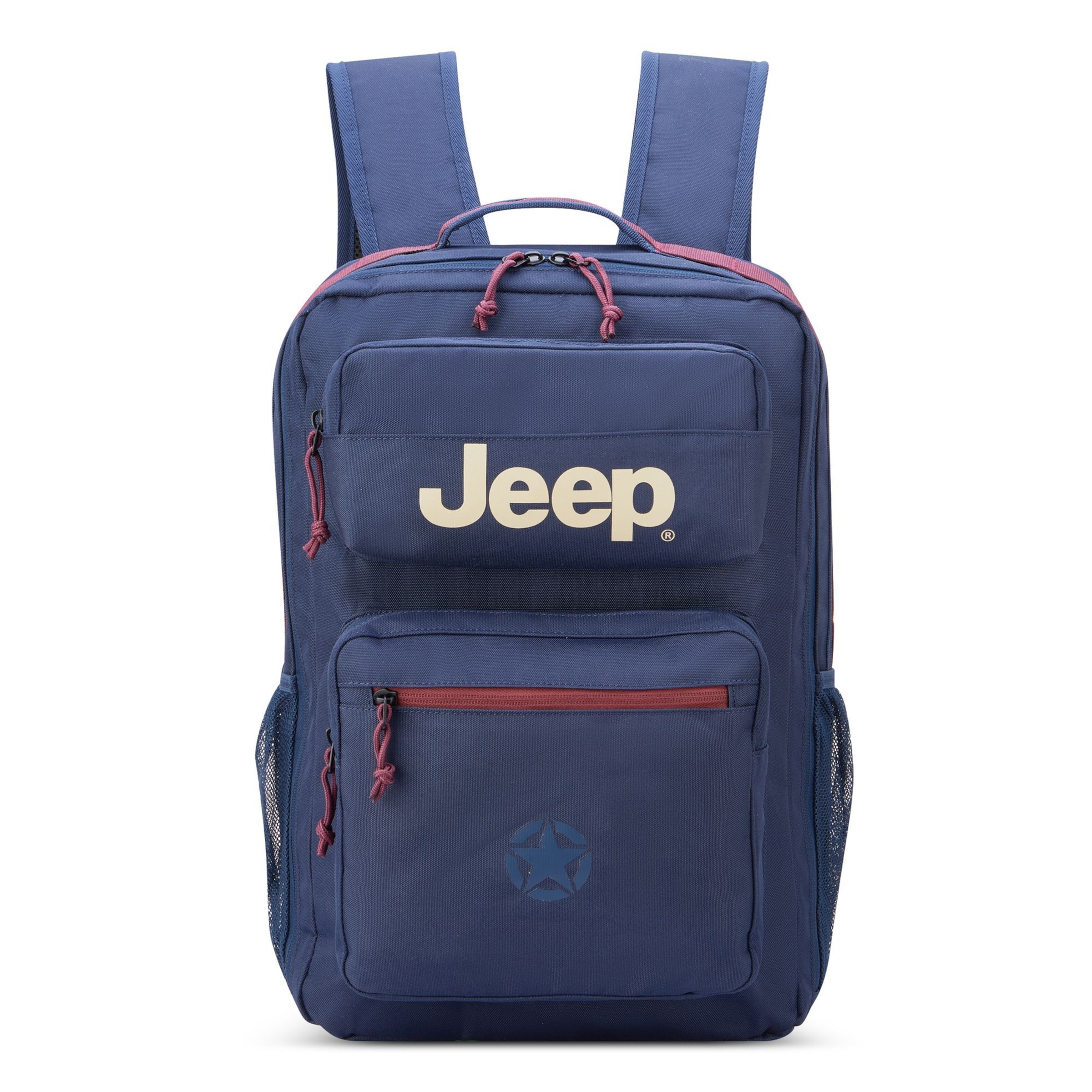 Jeep Rugzak 'JS015B' in Blauw: voorkant