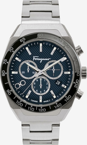 Salvatore Ferragamo Analoguhr in Silber: Vorderseite