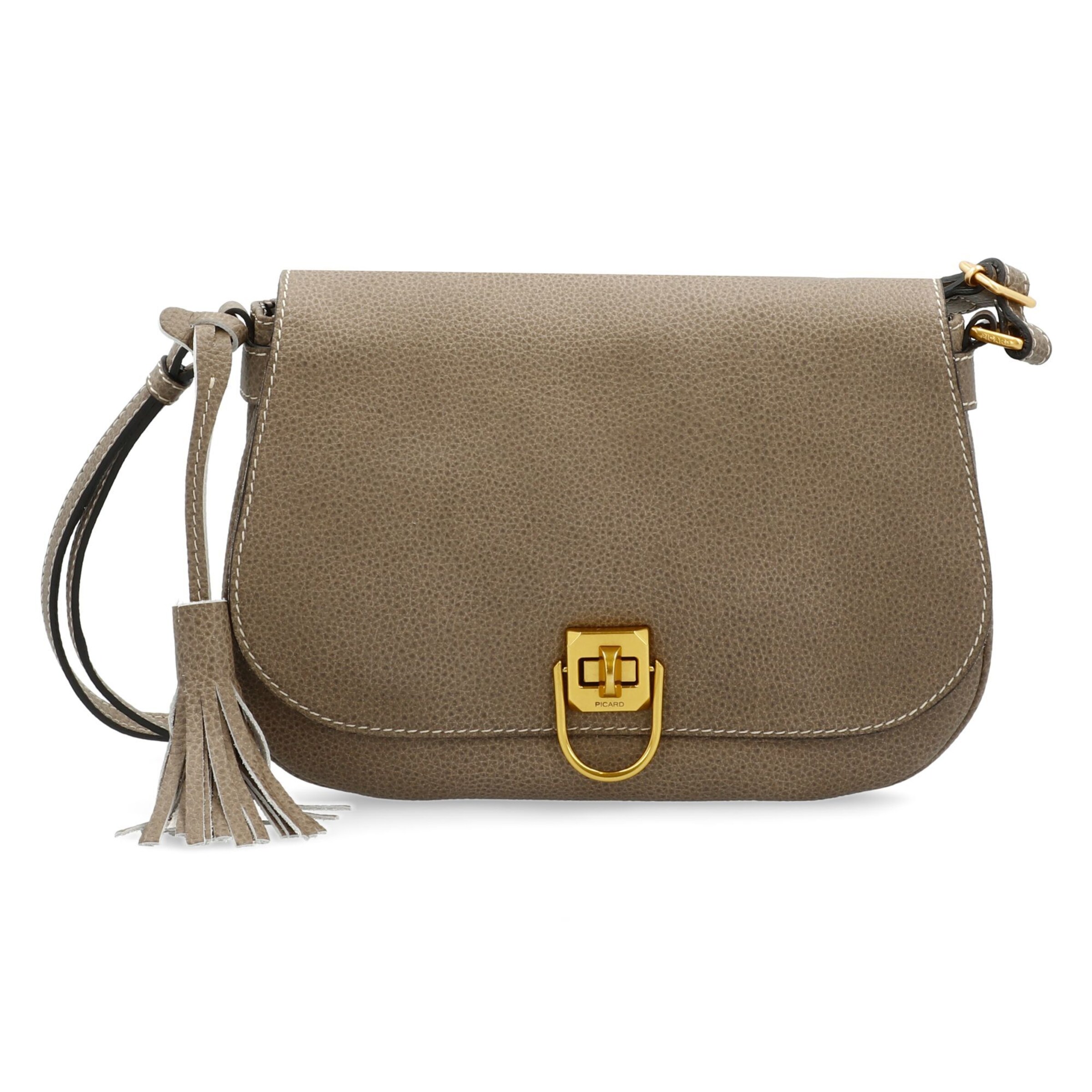 Sac bandoulière Picard en gris : devant