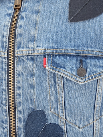 Levi's® Upcycling Jeansjacke 'Kelvyn Colt Design' in Blau