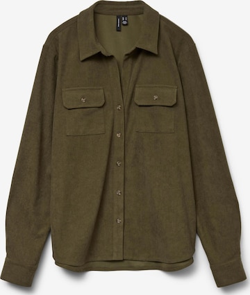 VERO MODA Bluse 'VMElly' i grøn: forside
