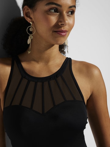 bonprix Klassisch Shape-Badeanzug in Schwarz