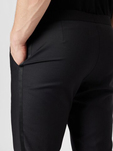 Oscar Jacobson Regular Trousers 'Devon' in Black