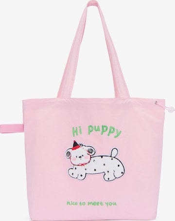 MYMO - Bolso de hombro en rosa: frente
