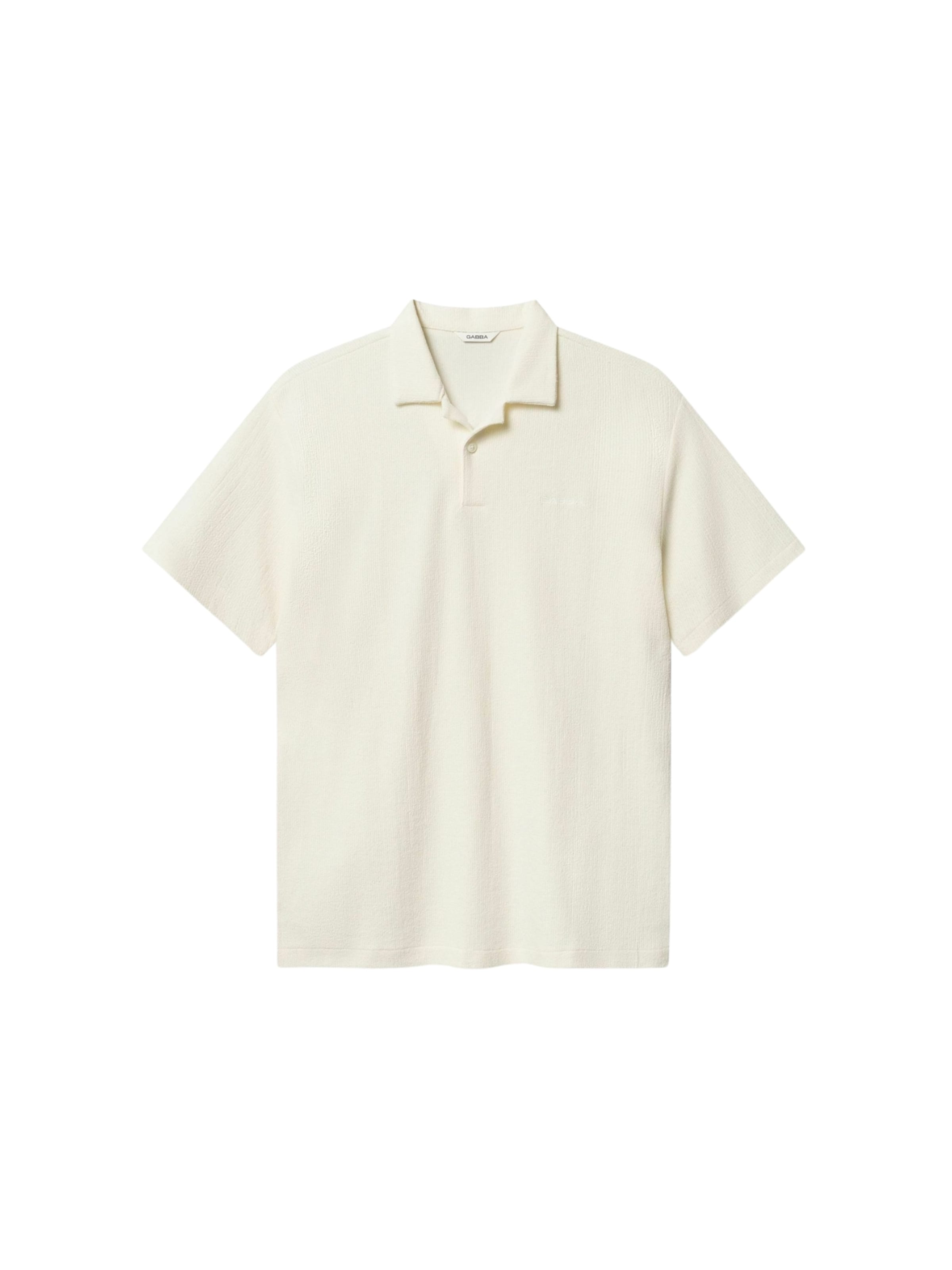 Comfort fit Camicia ' GABlio Sku ' di GABBA in beige: frontale