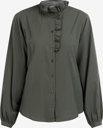 DreiMaster Vintage Блузка в Зеленый: спереди