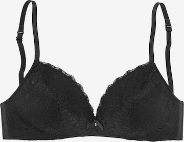 NUANCE T-shirt Bra in Black: front