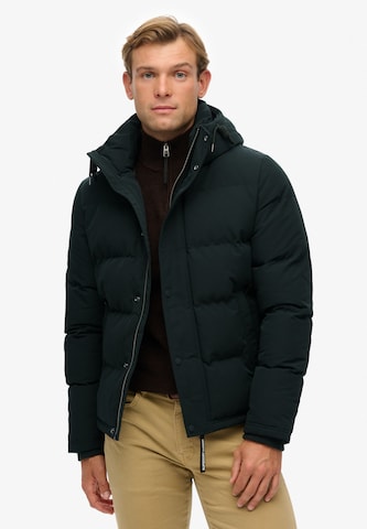 Superdry Winterjas 'Everest' in Groen: voorkant
