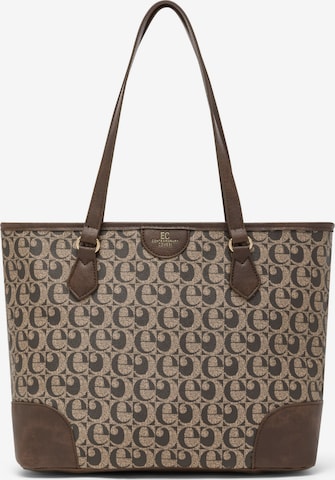 Enrico Coveri - Shopper 'Marigny 1' em castanho: frente