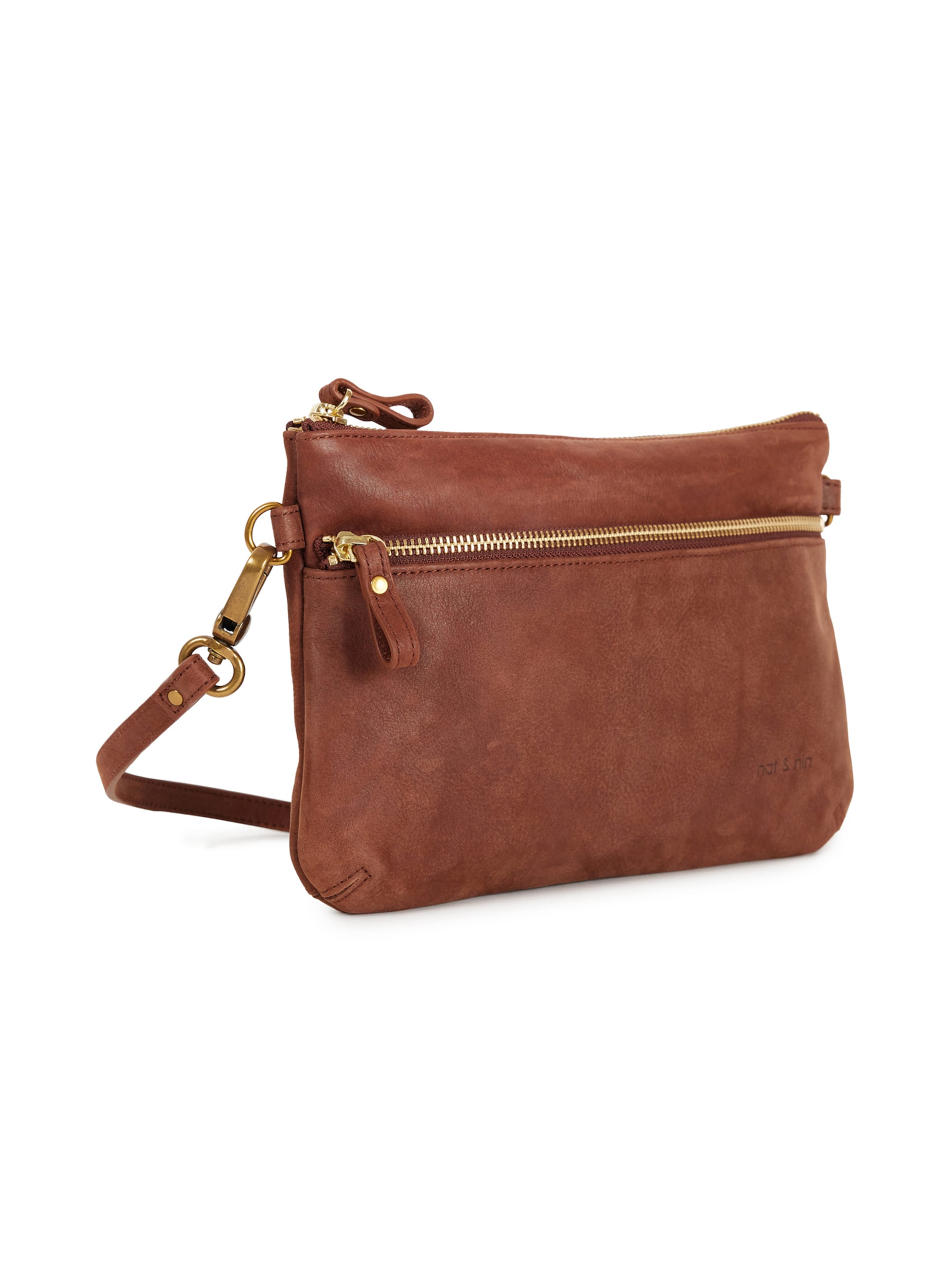 Sac à bandoulière 'Vicky' Nat&Nin en marron