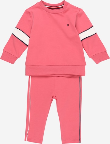 TOMMY HILFIGER Sweatsuit in Pink: front