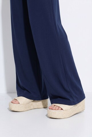 Ulla Popken Loosefit Jogginghose in Blau