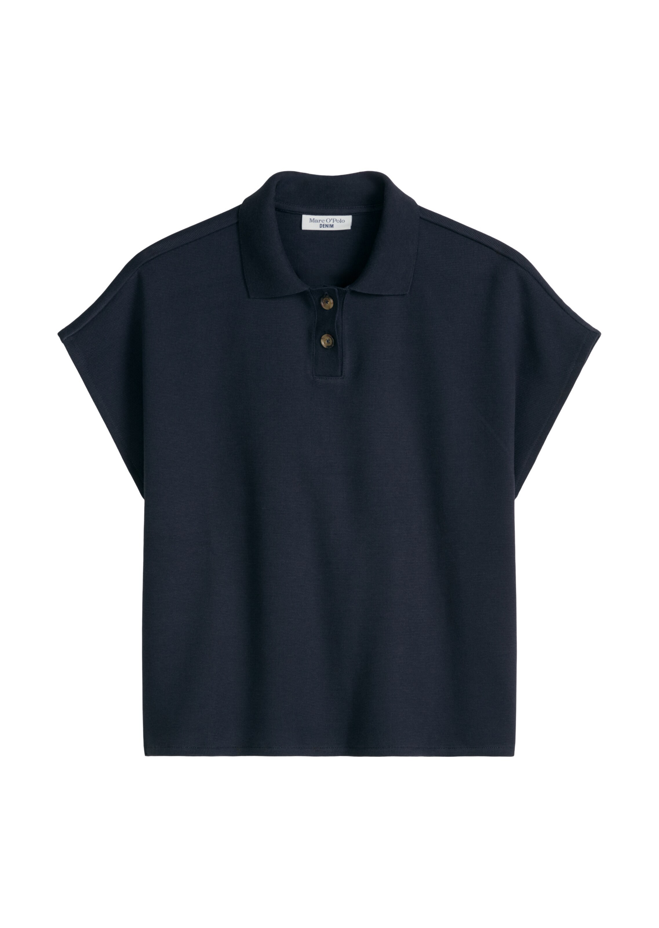 Marc O'Polo DENIM Poloshirt in Blau: Vorderseite