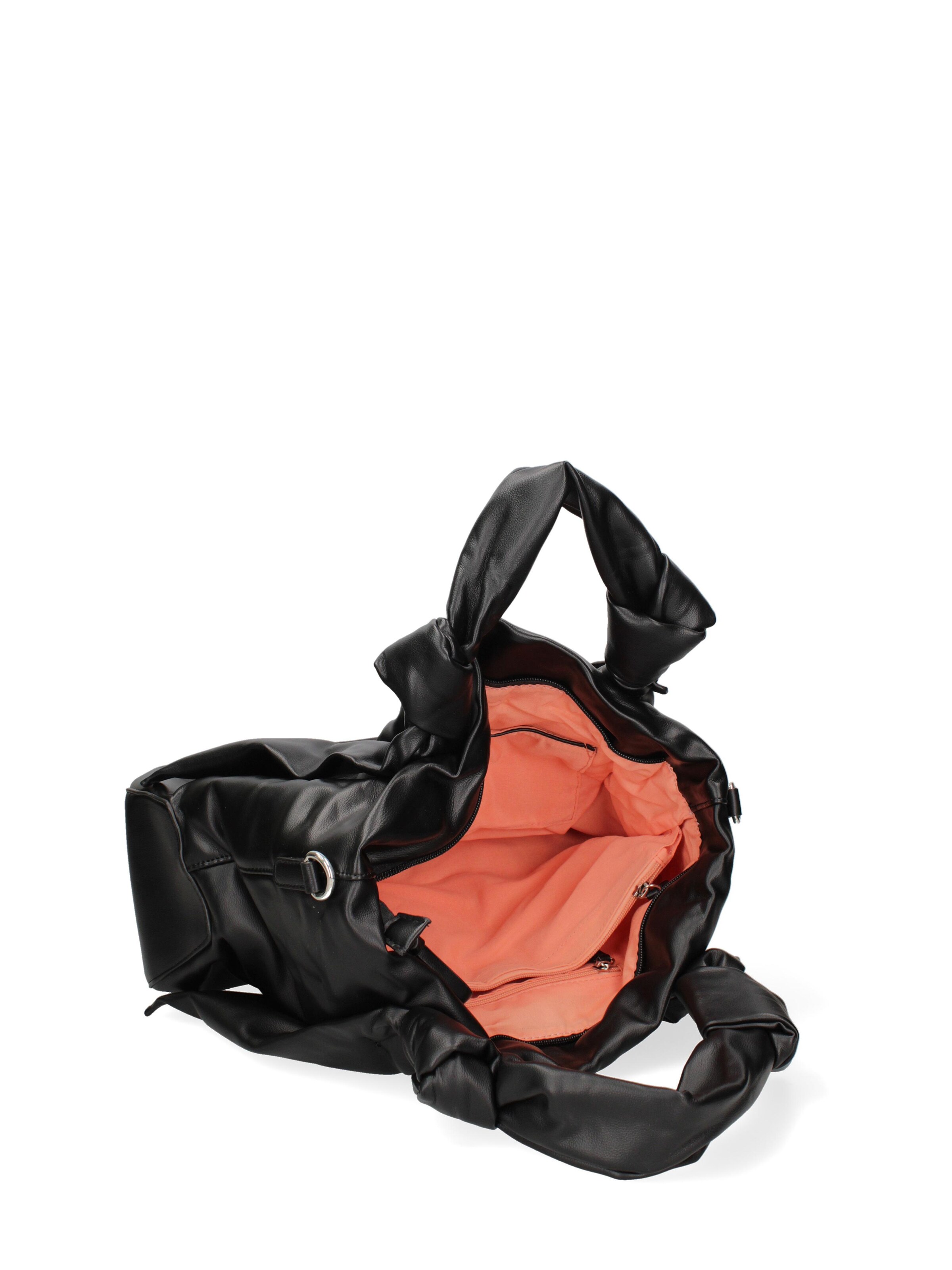 Shopper 'Borsa Shopper Donna Ecopelle con Zip e Tracolla Regolabile' di Diana&Co. in nero