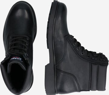 Tommy Jeans Veterboots in Zwart