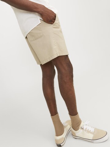 JACK & JONES regular Bukser 'JAIDEN' i beige