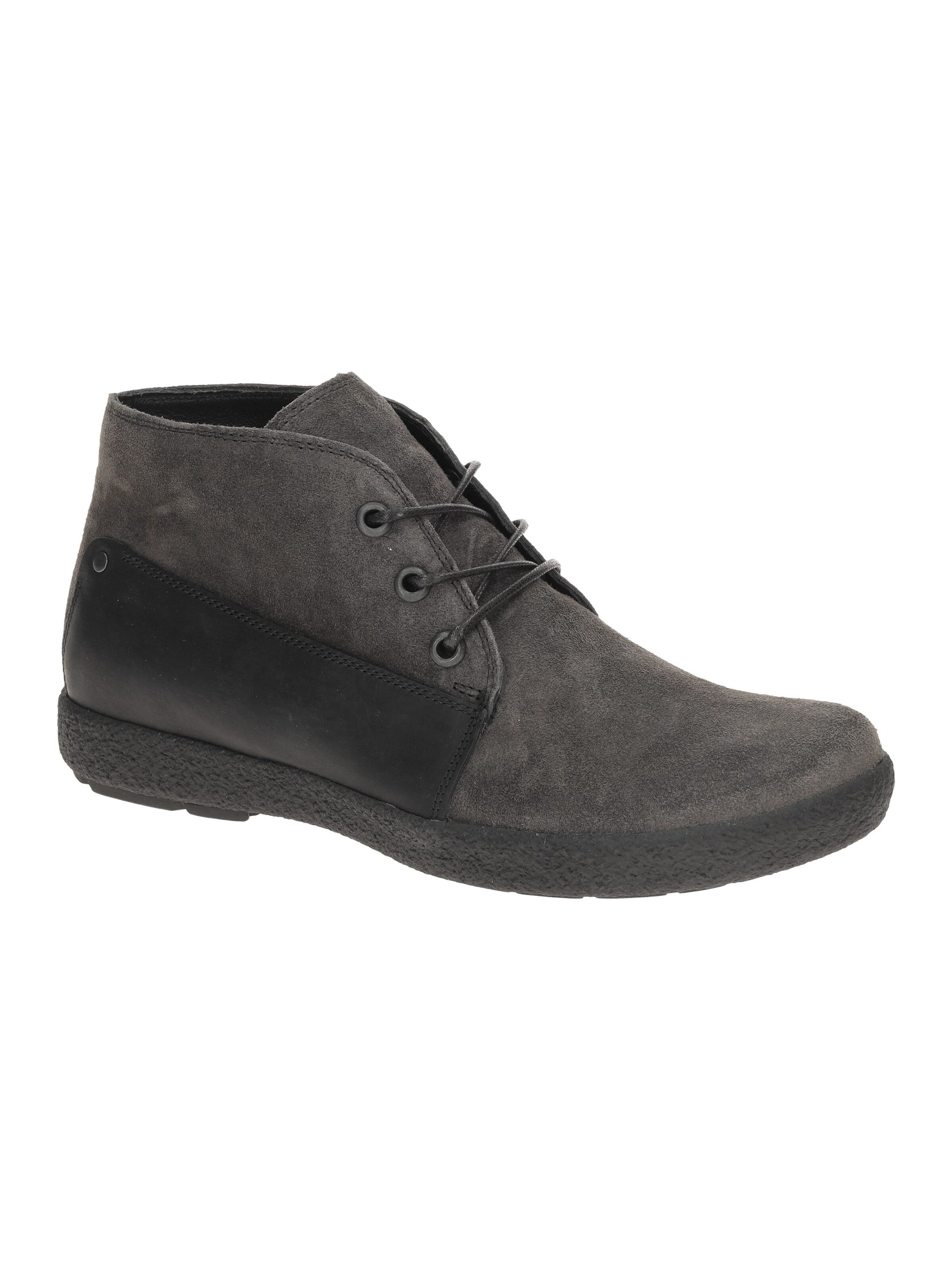 THINK! Chukka Boots 'Think Geoag Stiefel grau vulcan Velour 1238'‌‌‌ in Grau: Vorderseite