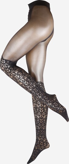 Swedish Stockings Collants en noir / transparent, Vue avec produit