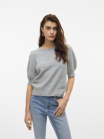 Pull-over 'VMDOFFY' VERO MODA en gris : devant