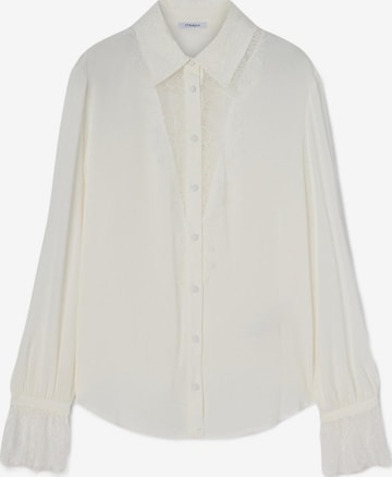 MOTIVI Blouse in Wit: voorkant