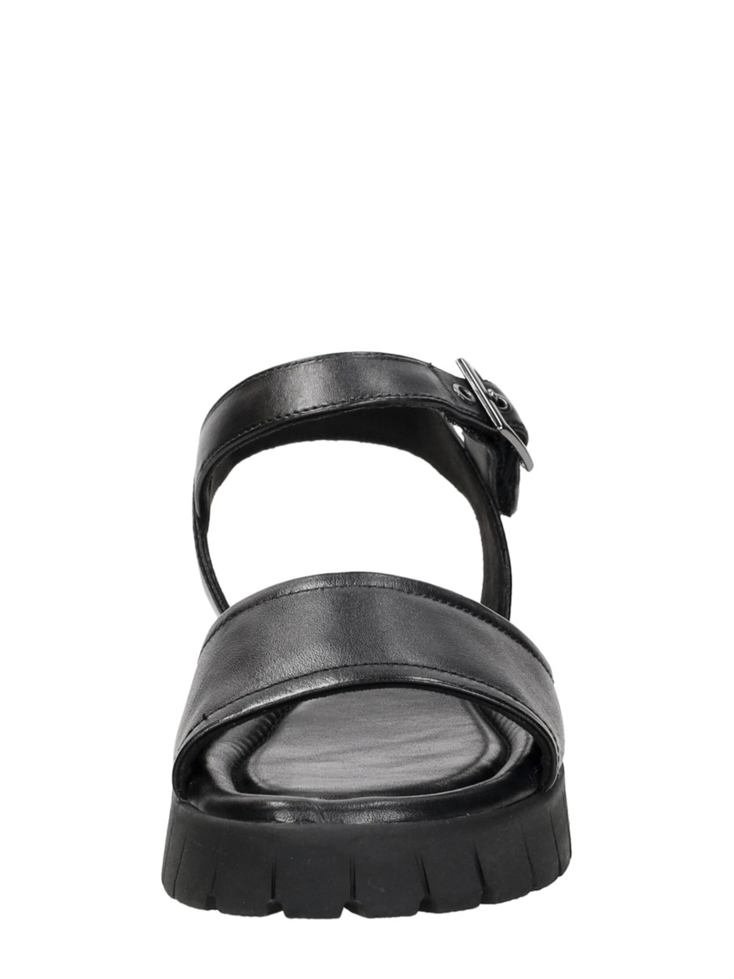 Tamaris Sandal 'Sandalen Plat' in Black