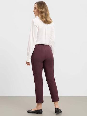 LAURIE Regular Trousers 'Rose' in Purple