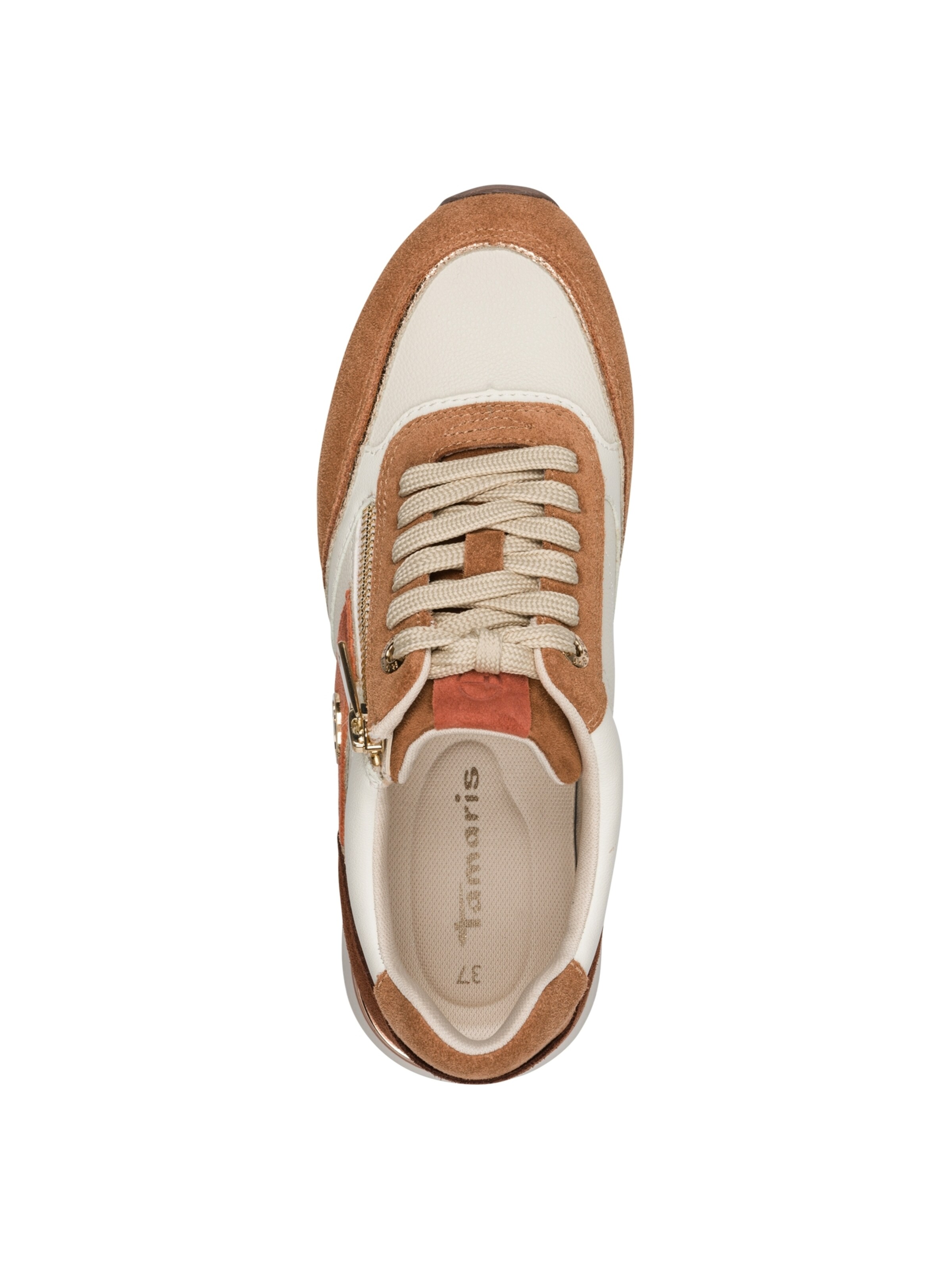 Tamaris Platform trainers in Brown