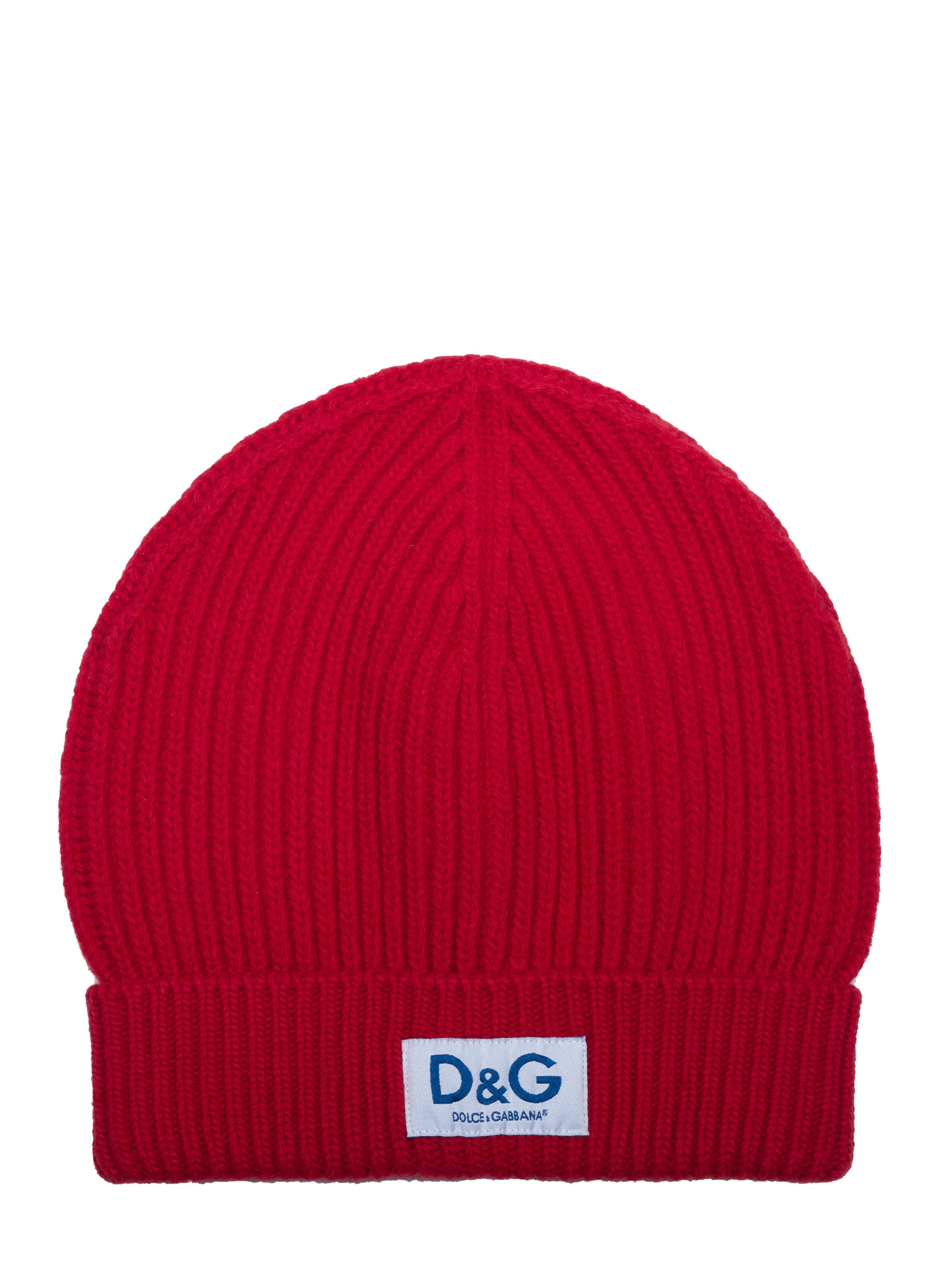 DOLCE & GABBANA Mütze‌‌‌‌‌‌‌‌‌ in Rot: Vorderseite