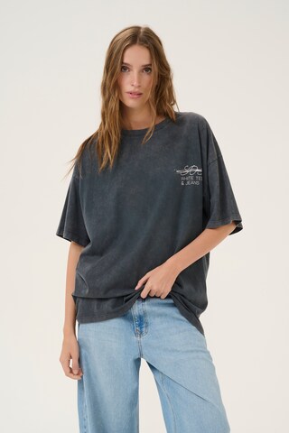My Essential Wardrobe Shirt in Grijs: voorkant