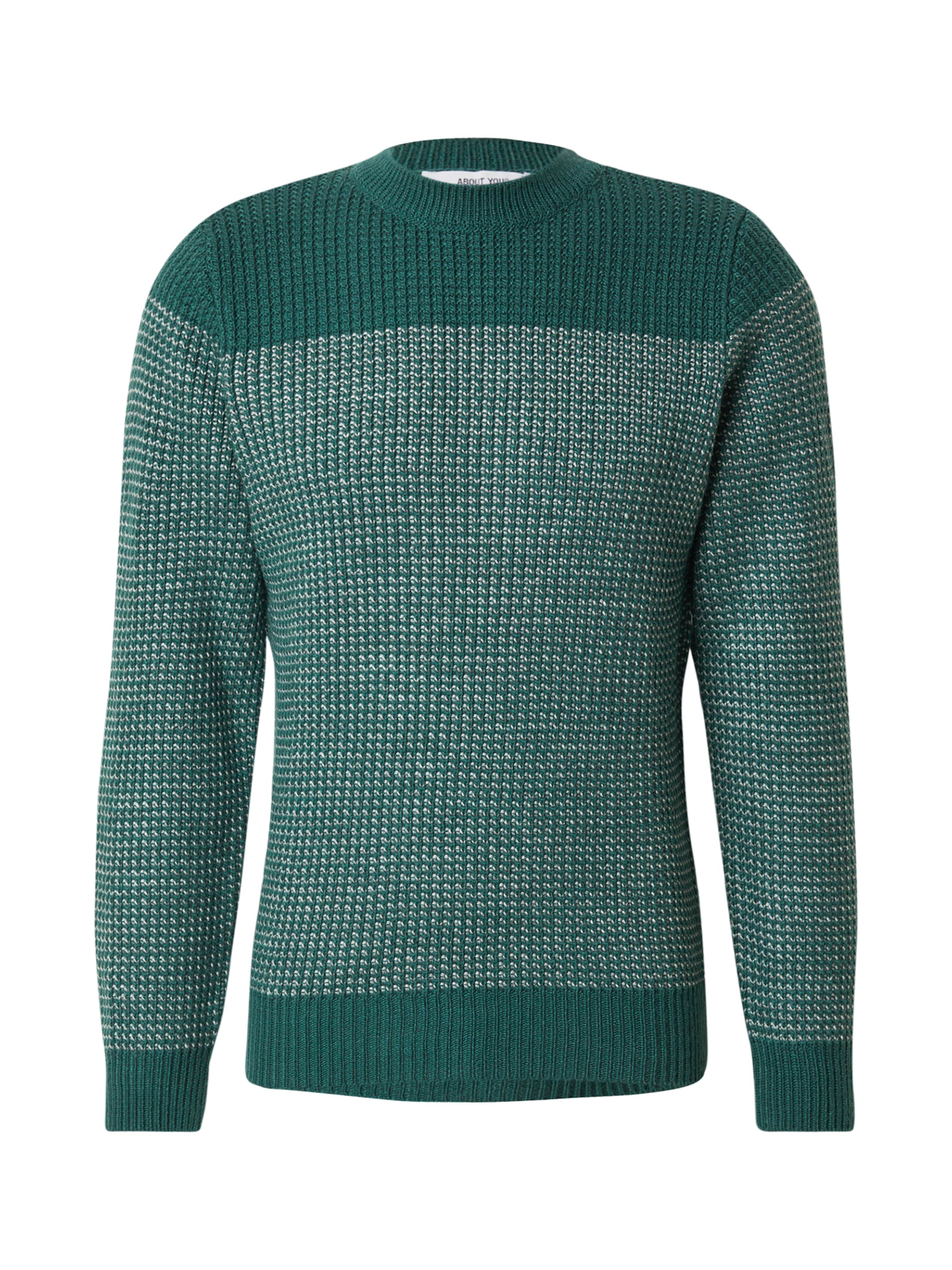 ABOUT YOU Πουλόβερ 'Linus' σε πράσινο: μπροστά