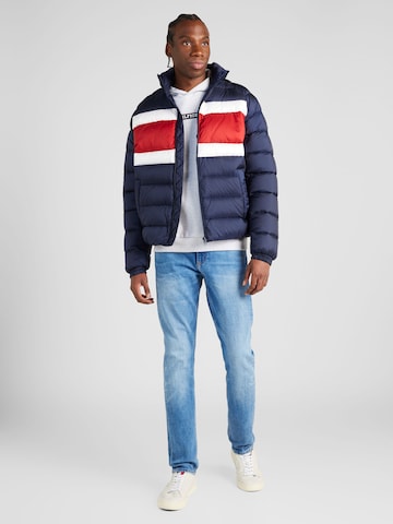 Tommy Jeans Winterjas in Blauw