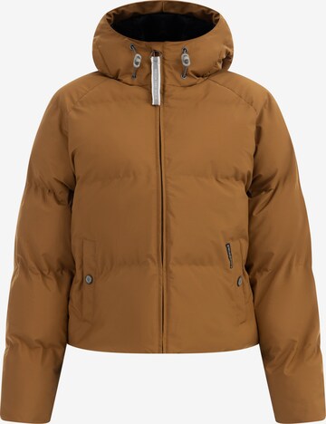 Schmuddelwedda Performance Jacket in Brown: front