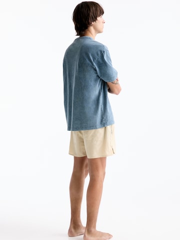 Pull&Bear Badeshorts in Beige