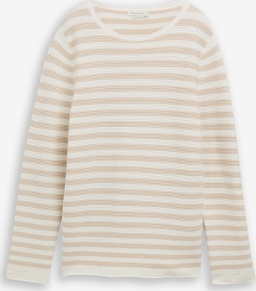 TOM TAILOR Sweter w kolorze beżowy: przód