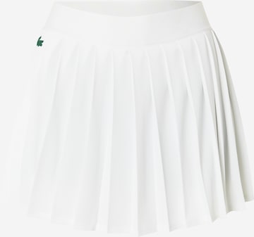 Lacoste Sport Spódnica sportowa w kolorze biały: przód
