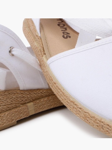 Sandales Pisamonas en blanc