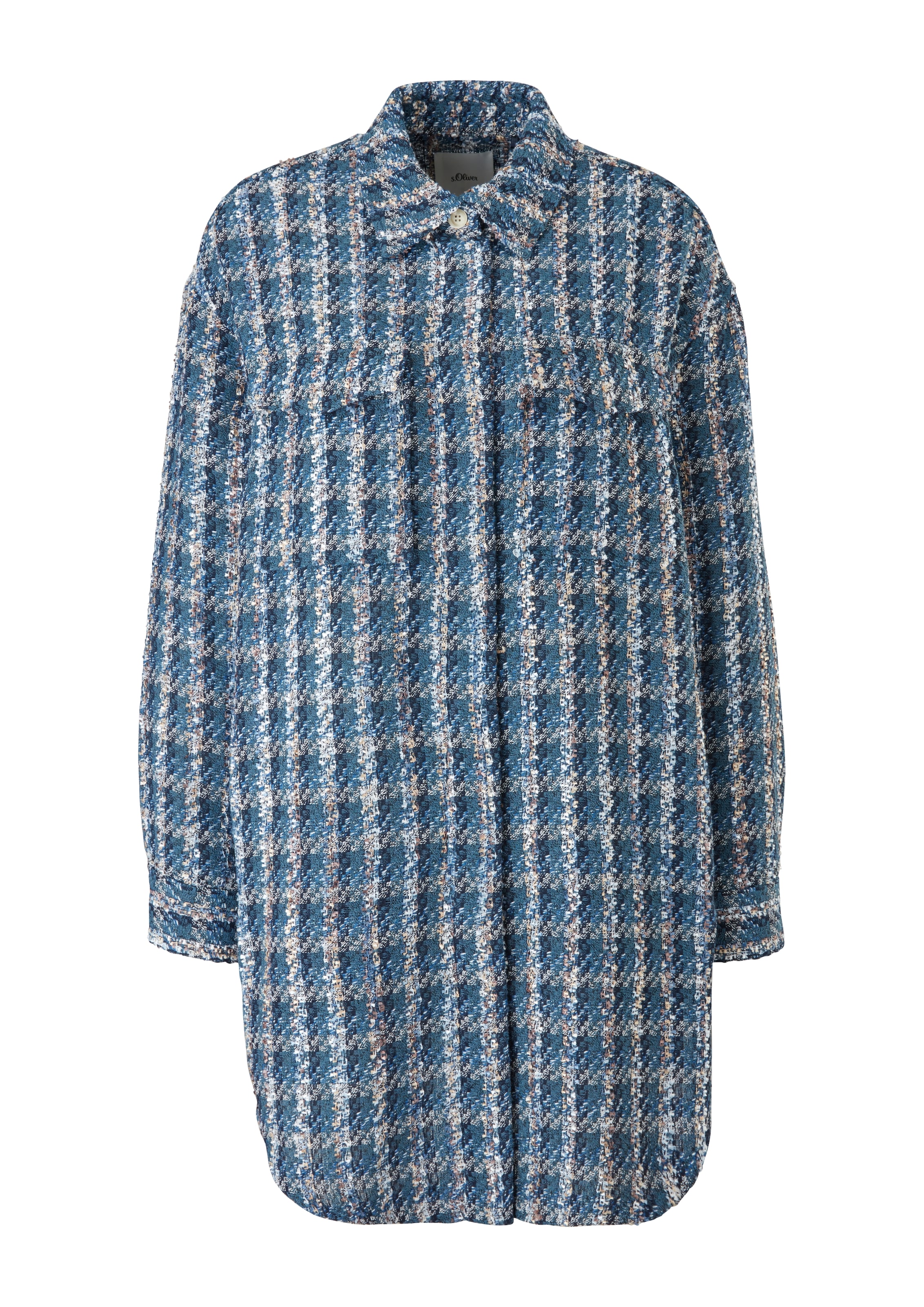 s.Oliver BLACK LABEL Between-season jacket in Blue: front