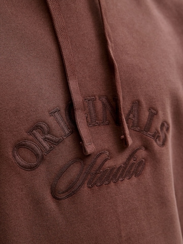 JACK & JONES Sweatshirt 'JORBLEECKER' in Brown
