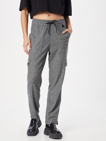 Gang Regular Pleated Pants 'Mila' in Grey: front