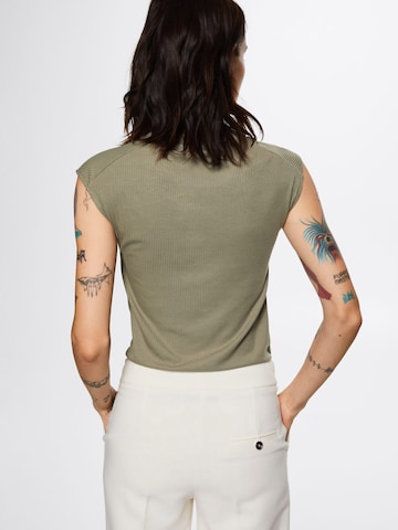 MANGO Top 'CAMISETA' in Groen