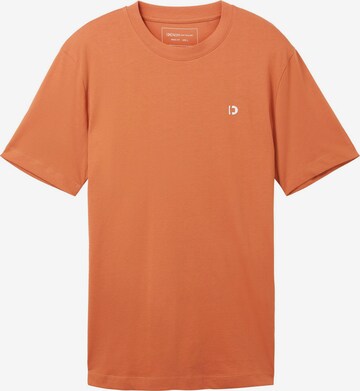 T-Shirt TOM TAILOR DENIM en orange : devant