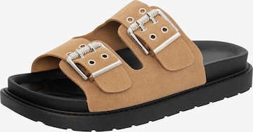 Mule Salinyang en beige : devant